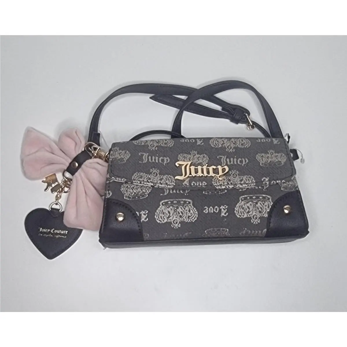 Juicy Couture Juicy Fan Club Wos Crossbody Bag Chocolate Brown Èxclusive