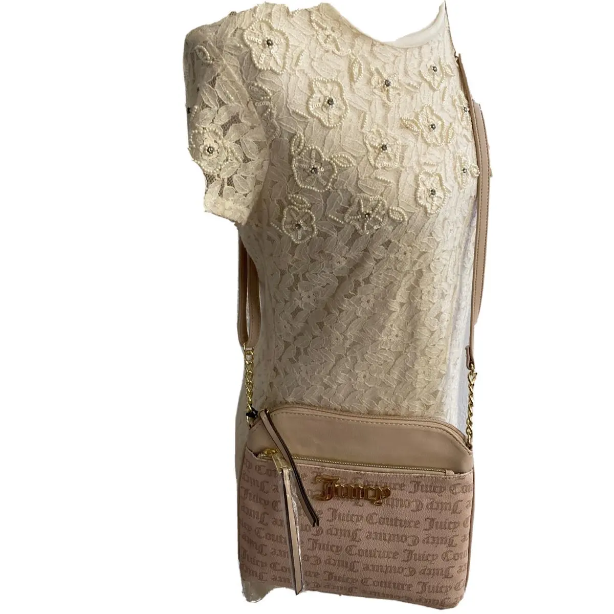 Juicy Couture Sandstone Item Dome Crossbody Women Handbags