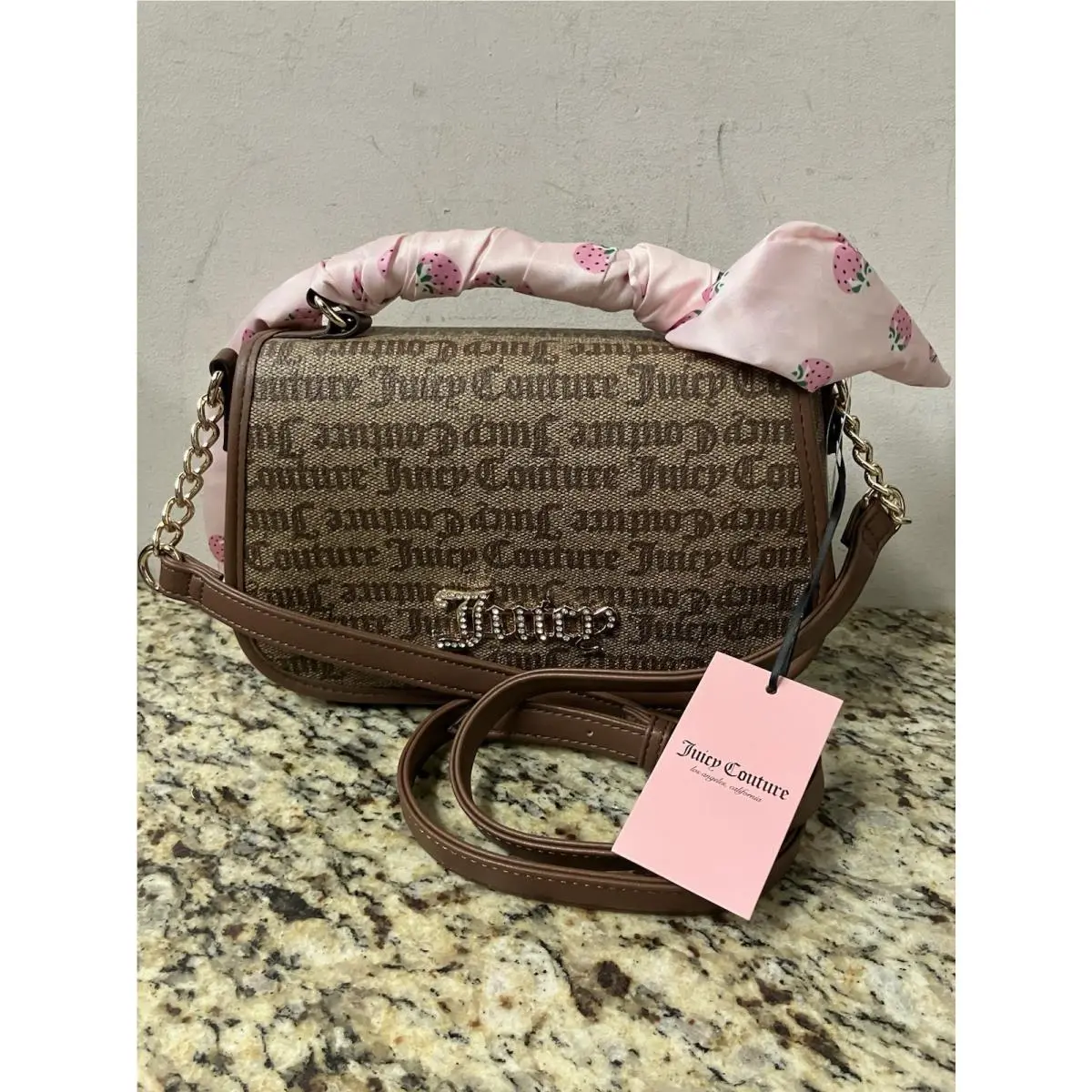 Juicy Couture Drama Queen Flap Crossbody Bag