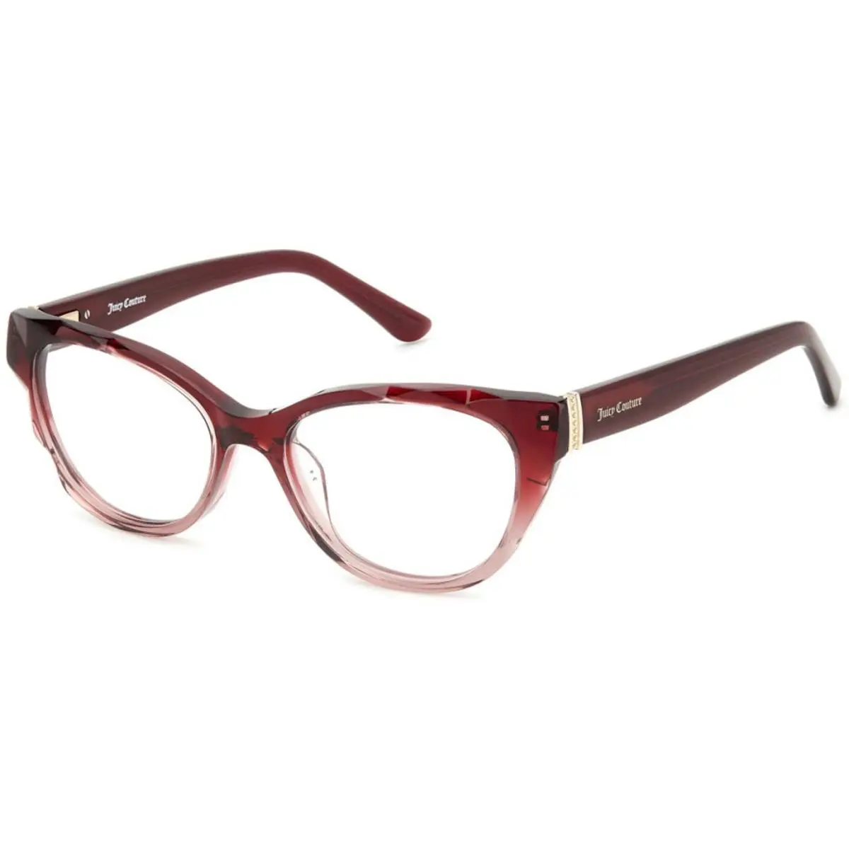 Juicy Couture JU 255 /G Burgundy Lhf Size 53 Eyeglasses