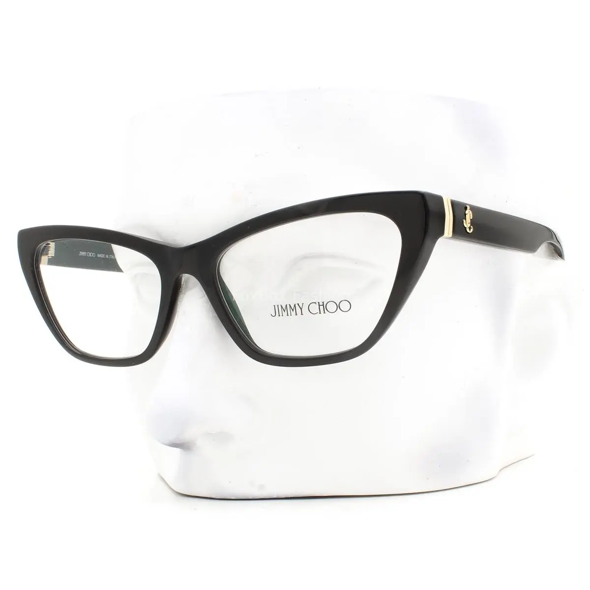 Jimmy Choo Eyeglasses JC 3014 5000 Glasses Polished Black Gold 54mm with Case