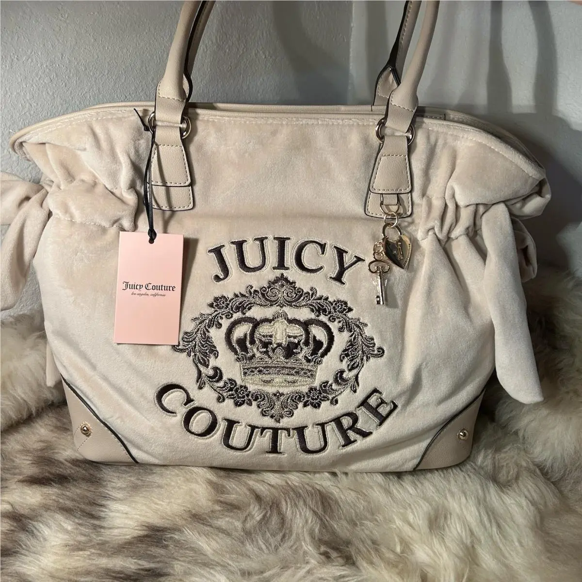 Juicy Couture Falling For Juicy Tote - Sandstone Velour