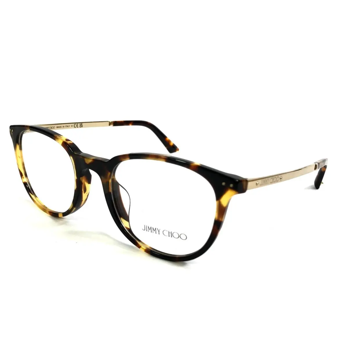 Jimmy Choo Eyeglasses Frames JC3055D 5110 Tortoise Brown Asian Fit 52-20-145