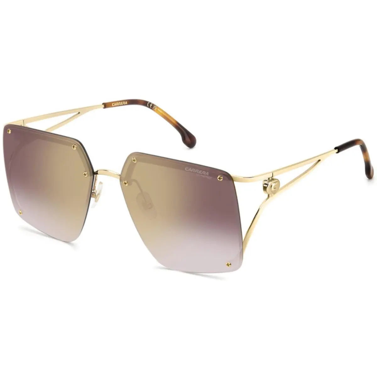 3041 /S Vpyk Yk Gold Mirror On Burgundy Shaded Size 60 Sunglasses by Carrera