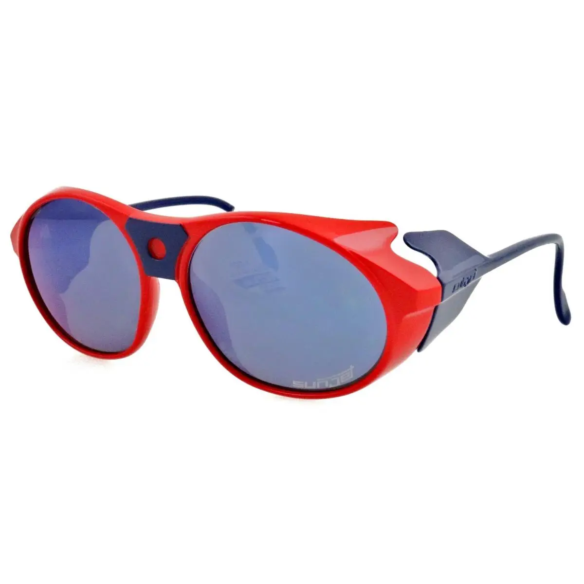 Nos Vintage Sunjet  5246 30 55mm Red Blue Sunglasses Austria by Carrera