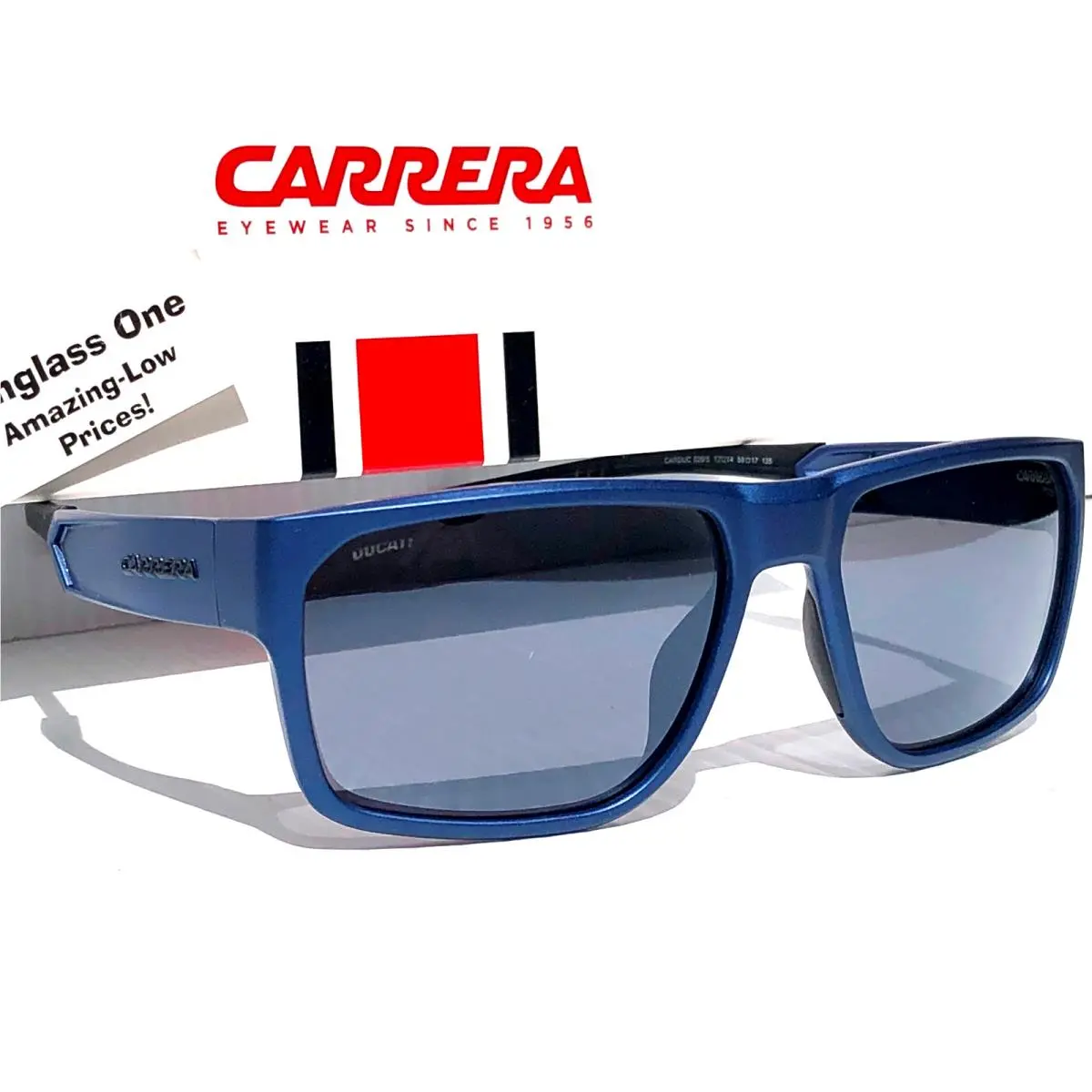Carrera Blue Metalic Frame Grey Lens Sunglass 029/S TZQT4