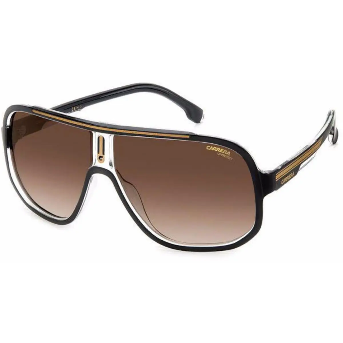 1058 /S M2ha Ha Brown Shaded Size 63 Sunglasses by Carrera