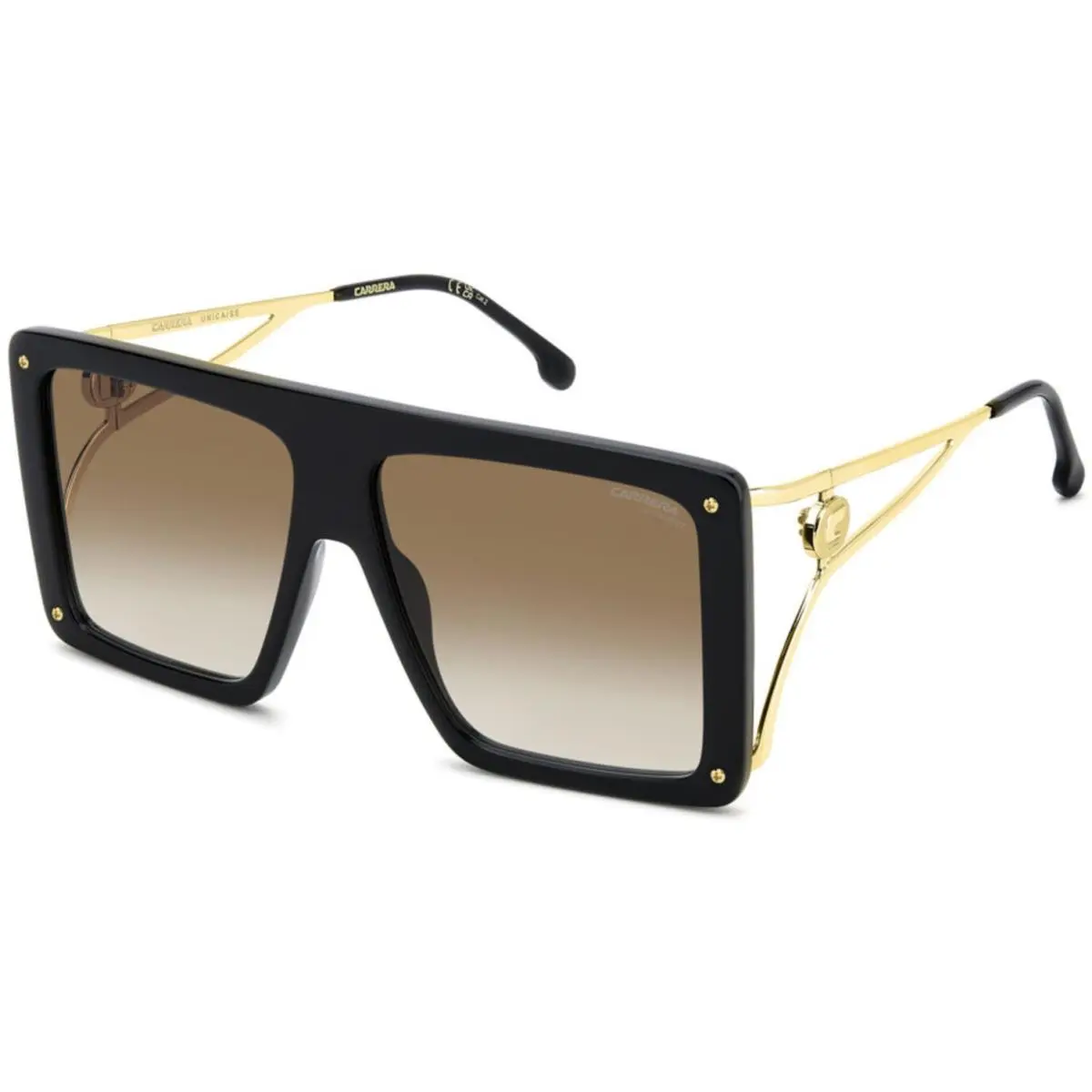 CA Unica/se 0786 86 Black Brown Green Antireflex Size 60 Sunglasses by Carrera