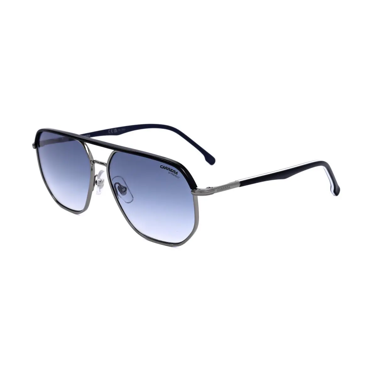 Carrera Men`s 59mm Ruthenium Blue Sunglasses CARRERA304-S-V84-59