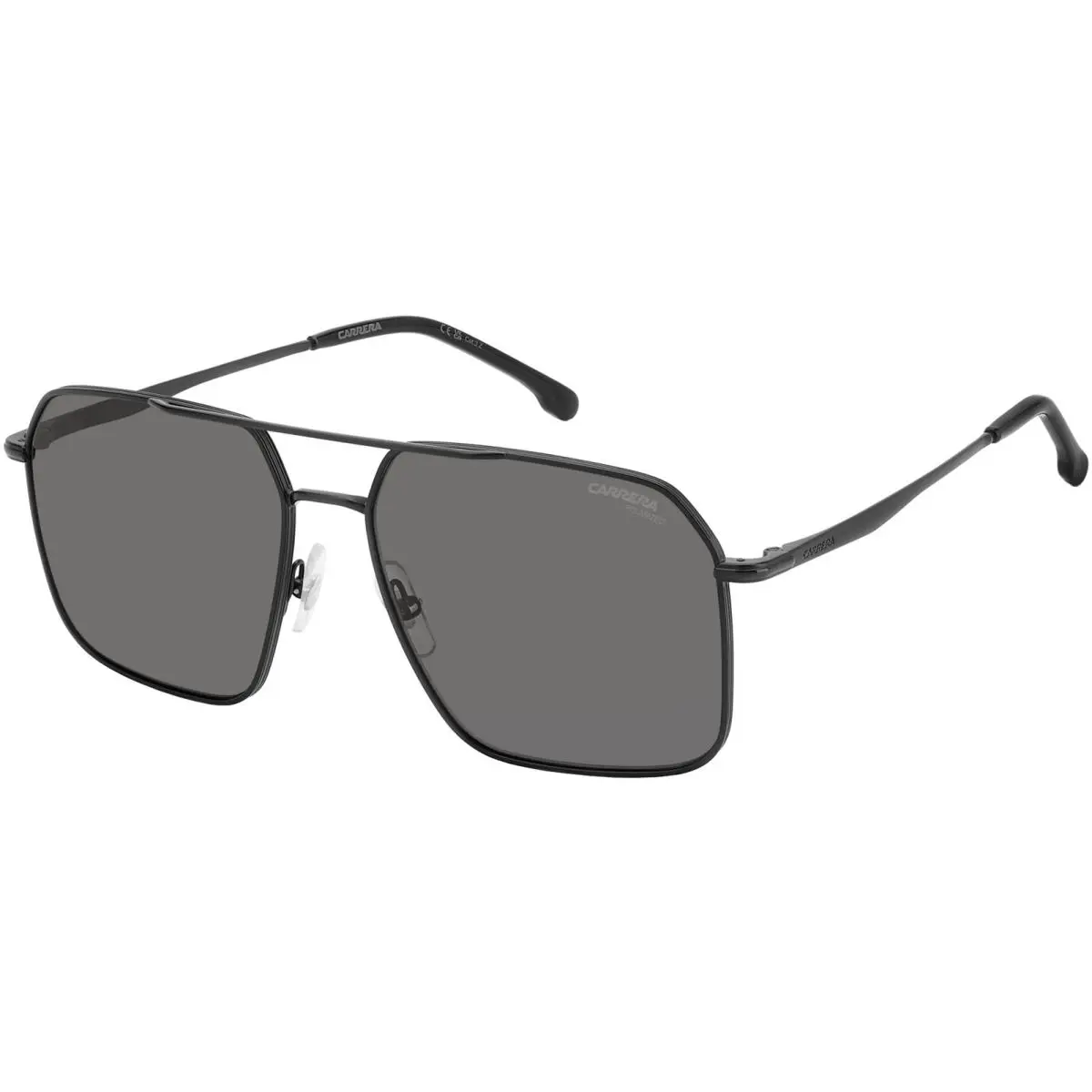 Men`s Polarized Matte Black Navigator Sunglasses - CA333S 0003 M9 by Carrera