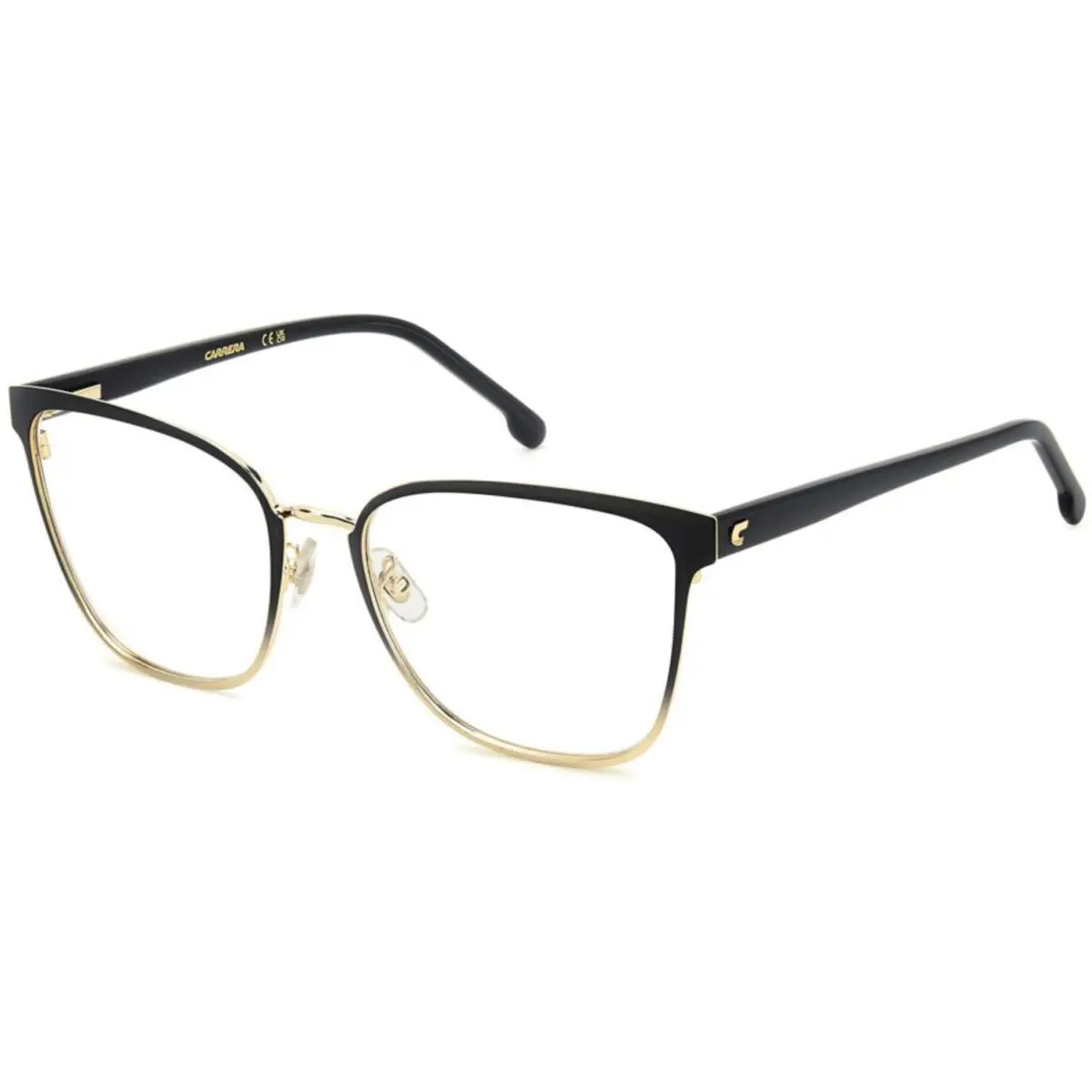 3051 Black Gold 2M2 Size 56 Eyeglasses by Carrera