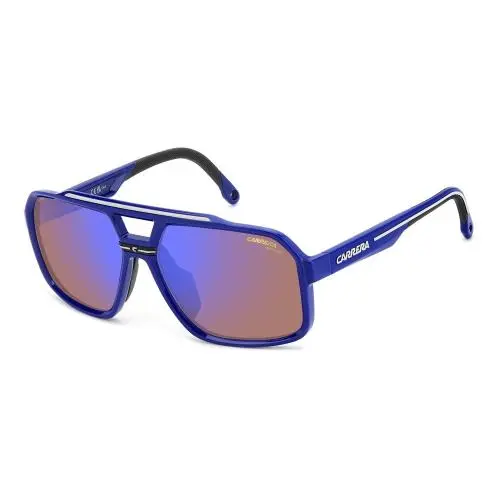 C Sport 03 /S W0zs Zs Blue Multilayer High Contrast Size 61 Sunglasses by Carrera