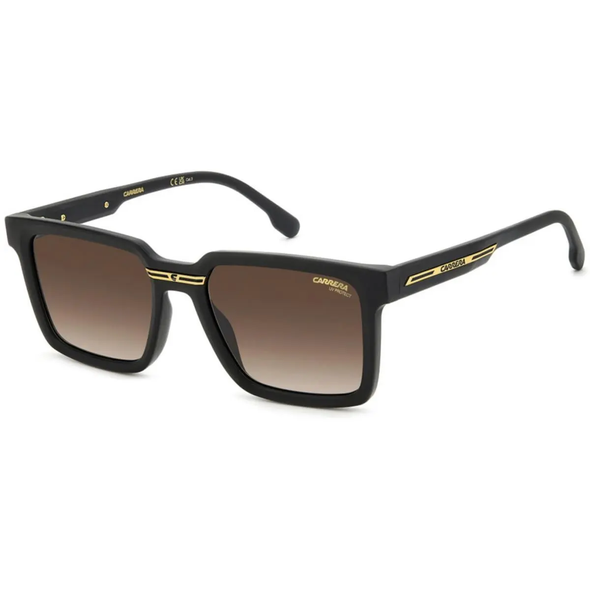 Victory C 02 /S 0386 86 Black Brown Green Antireflex Size 54 Sunglasses by Carrera