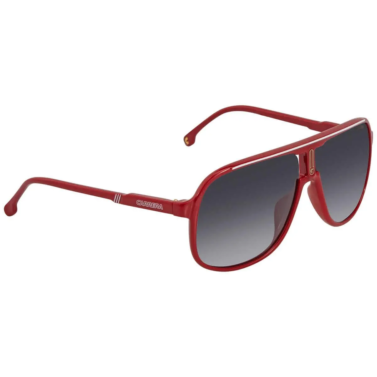 Carrera Grey Shaded Pilot Men`s Sunglasses Carrera 1047/S 0C9A/9O 62