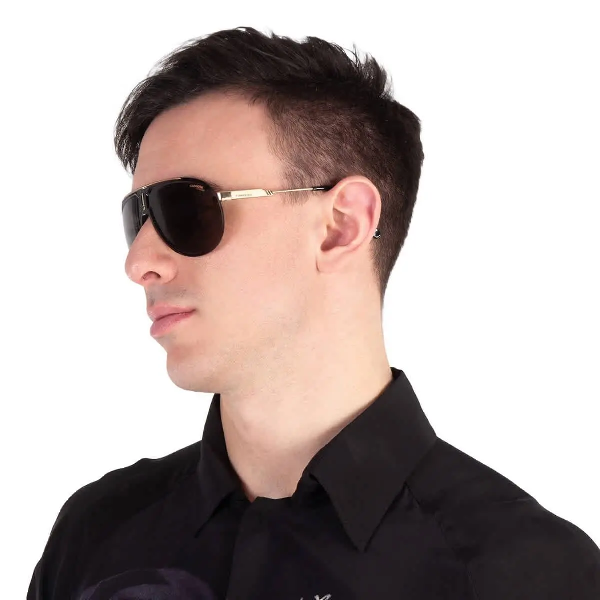 Carrera Grey Shaded Pilot Unisex Sunglasses Superchampion 02M2/2K 99