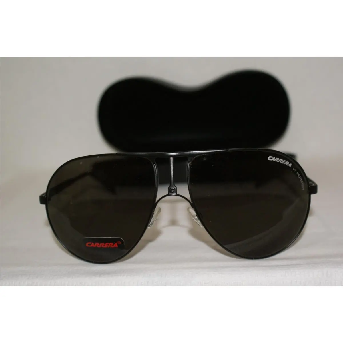 Sunglasses 1 Matte Black Pde 61-14 W Case by Carrera
