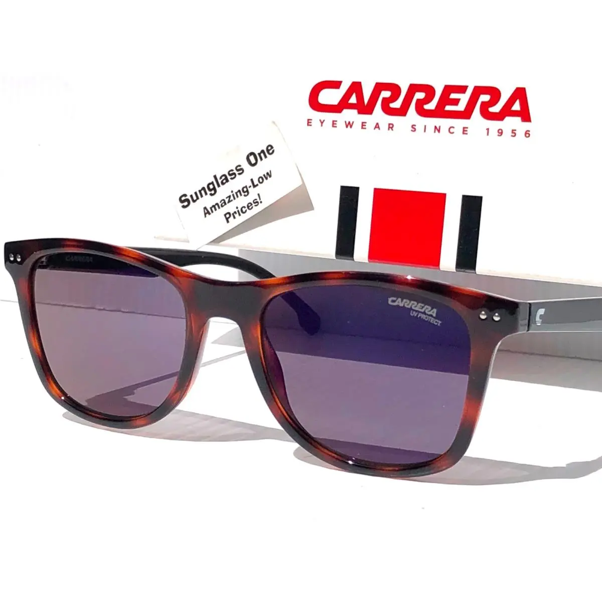 Carrera Havana Frame Blue Grey Lens Sunglass 2022T/S 05XT