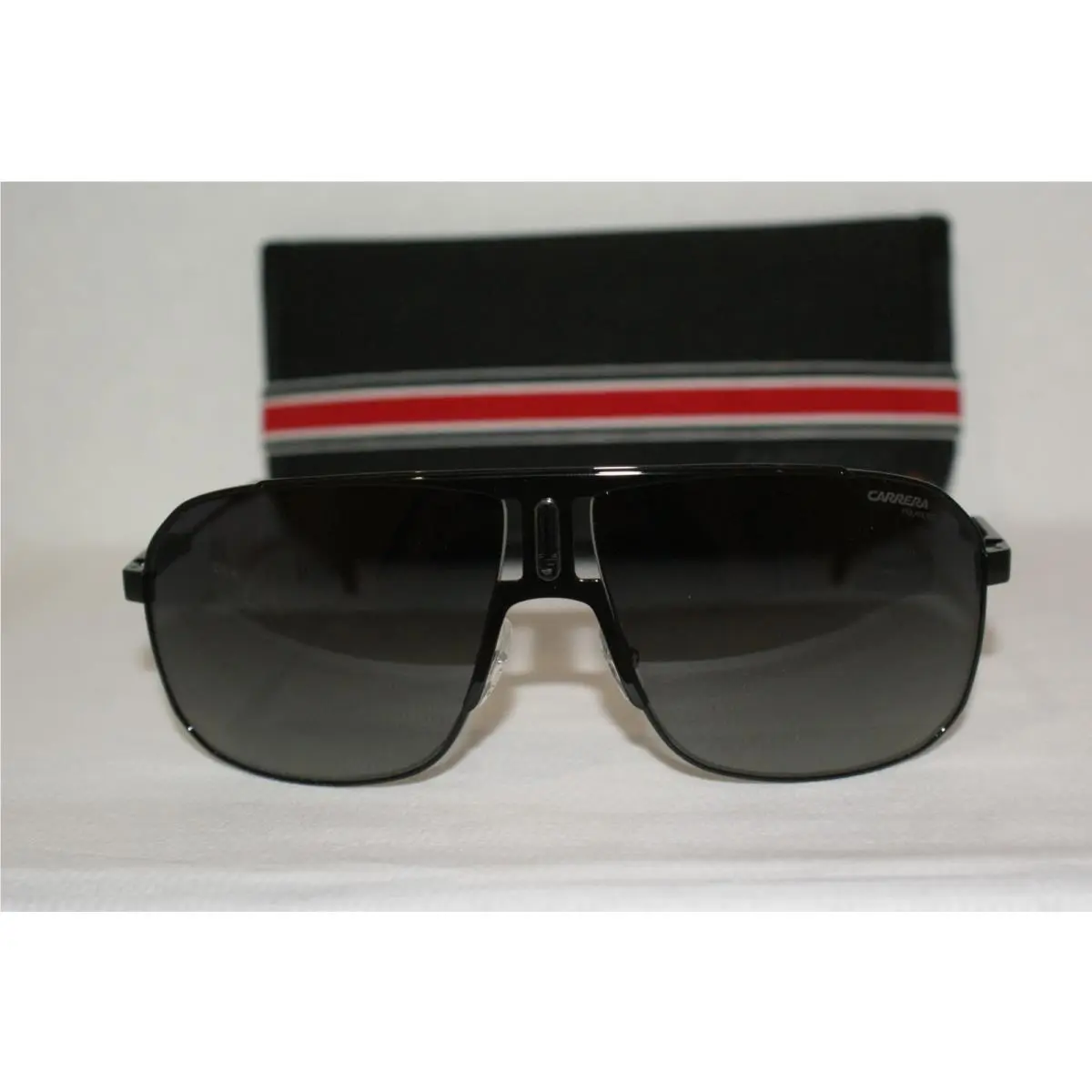 Carrera Sunglasses 1043/S Black Polarized 807 65-12 W Origina Case