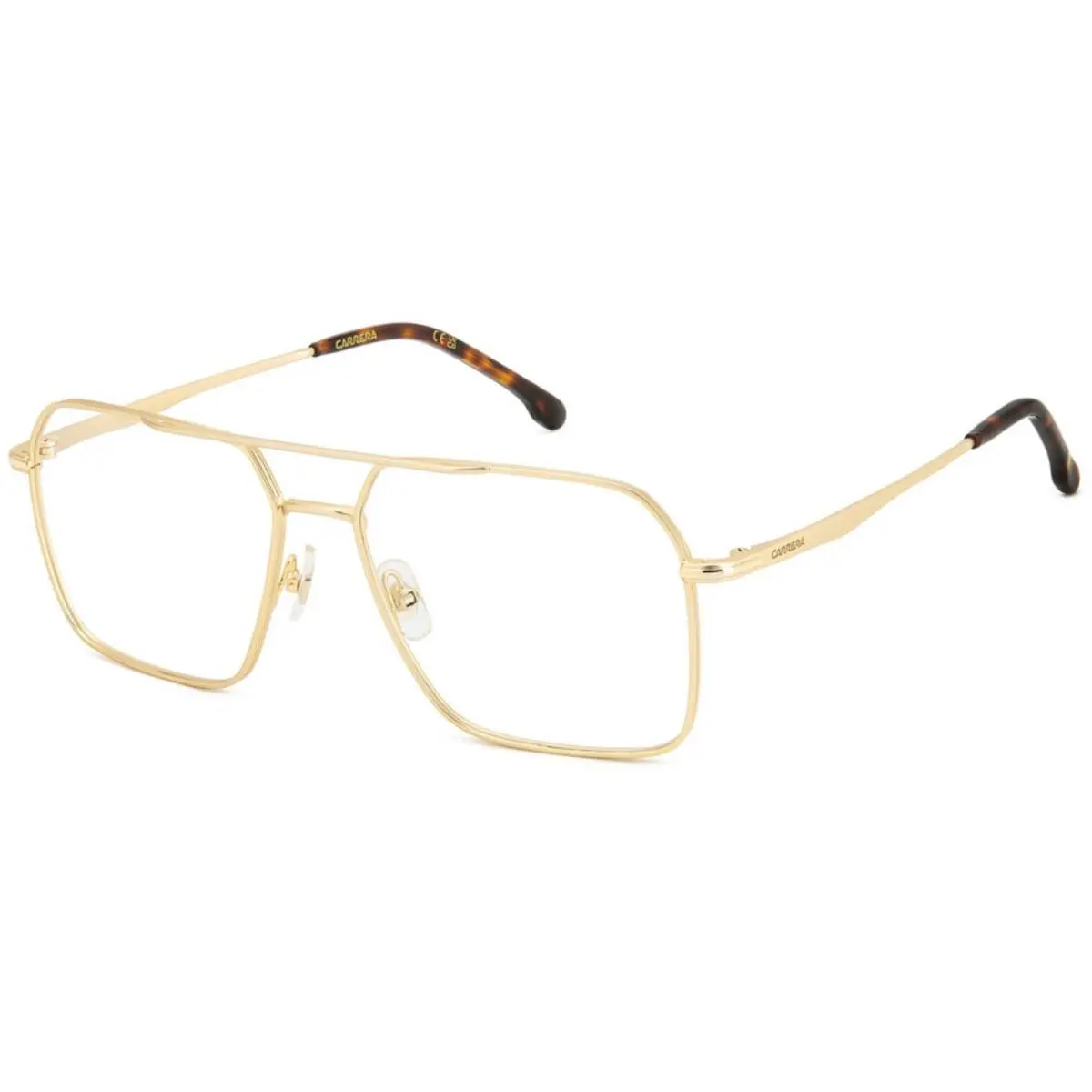 336 Gold Aoz Size 57 Eyeglasses by Carrera