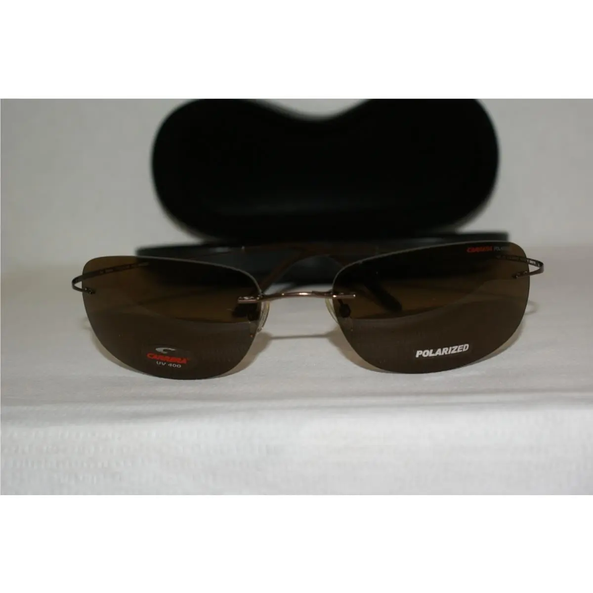 Authe Carrera Sunglasses 930/S Shiny Bronze Polarized 6ZMP 59-19 W Orig Case