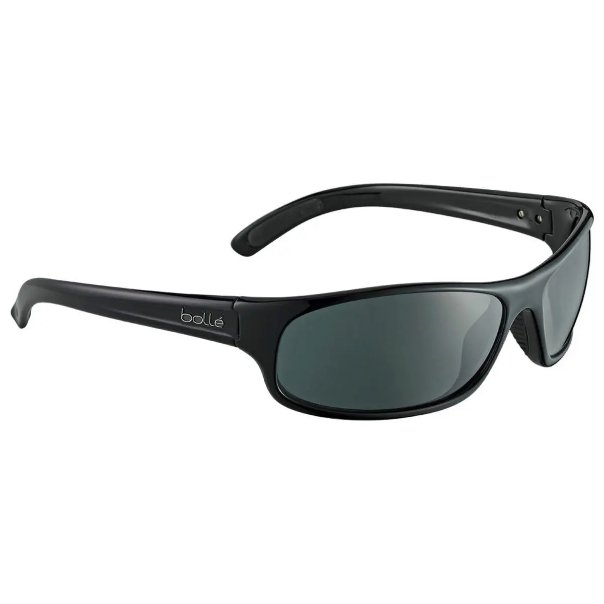 10338 Bollé Anaconda Glasses with Black Nylon Frame Polarized Tns Lenses - Frame: Shiny Black, Lens: Black