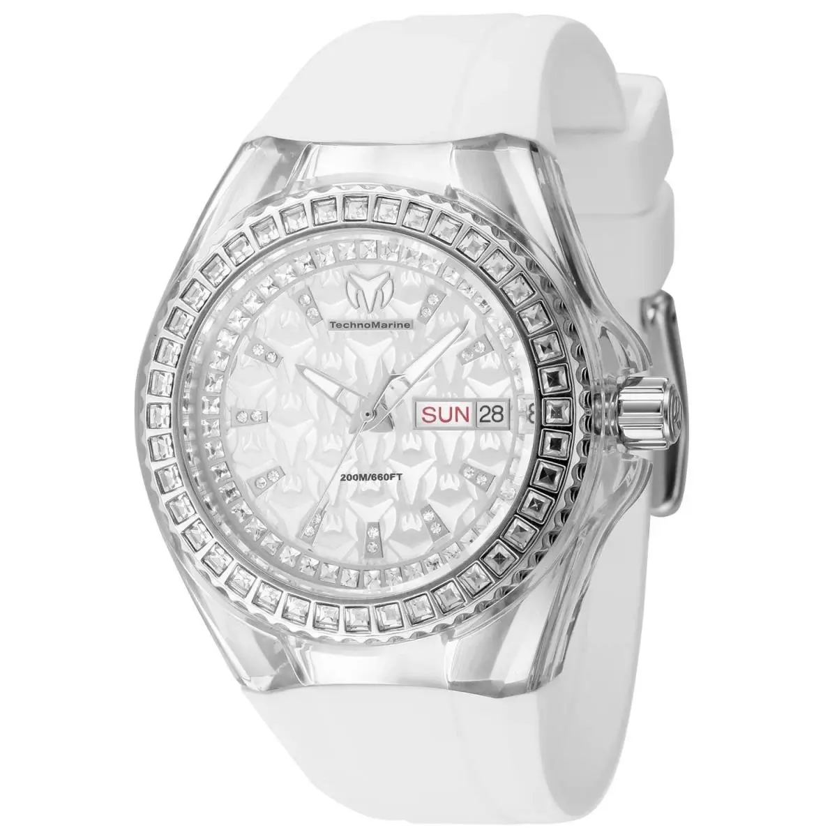 Technomarine Women`s TM-121171 Cruise Monogram Quartz Silver Dial Watch by TechnoMarine