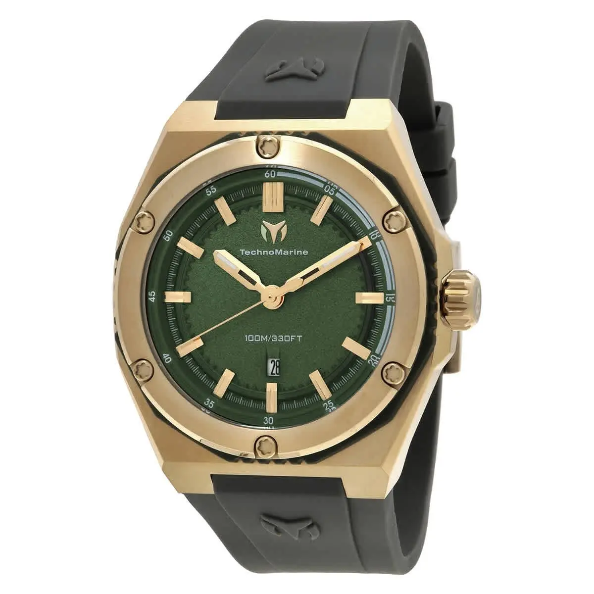 Technomarine TM-416092 Coral Olive Green Dial 45 mm Men`s Watch by TechnoMarine