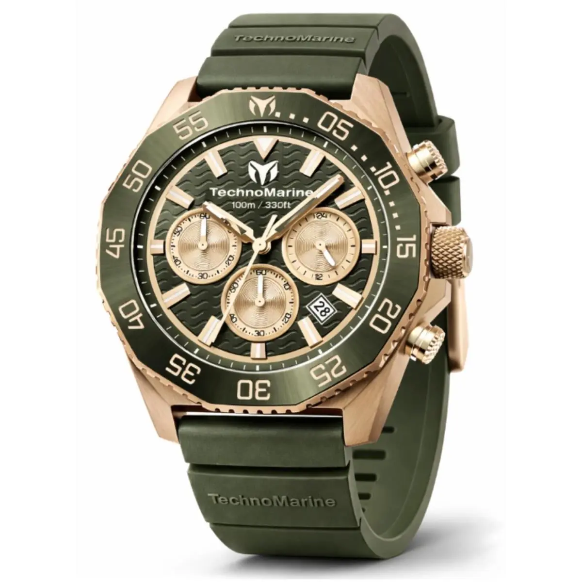 Technomarine Mare Vivo Men`s Watch - 44mm Olive Green TM-225072