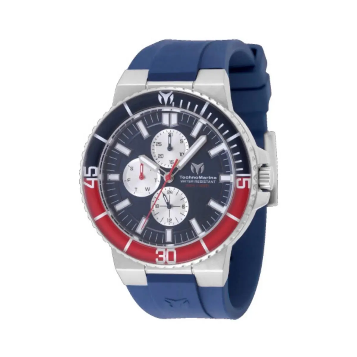 Technomarine La Pelagia Men`s Watch - 43mm Pepsi Bezel - Blue Band - TM-225094