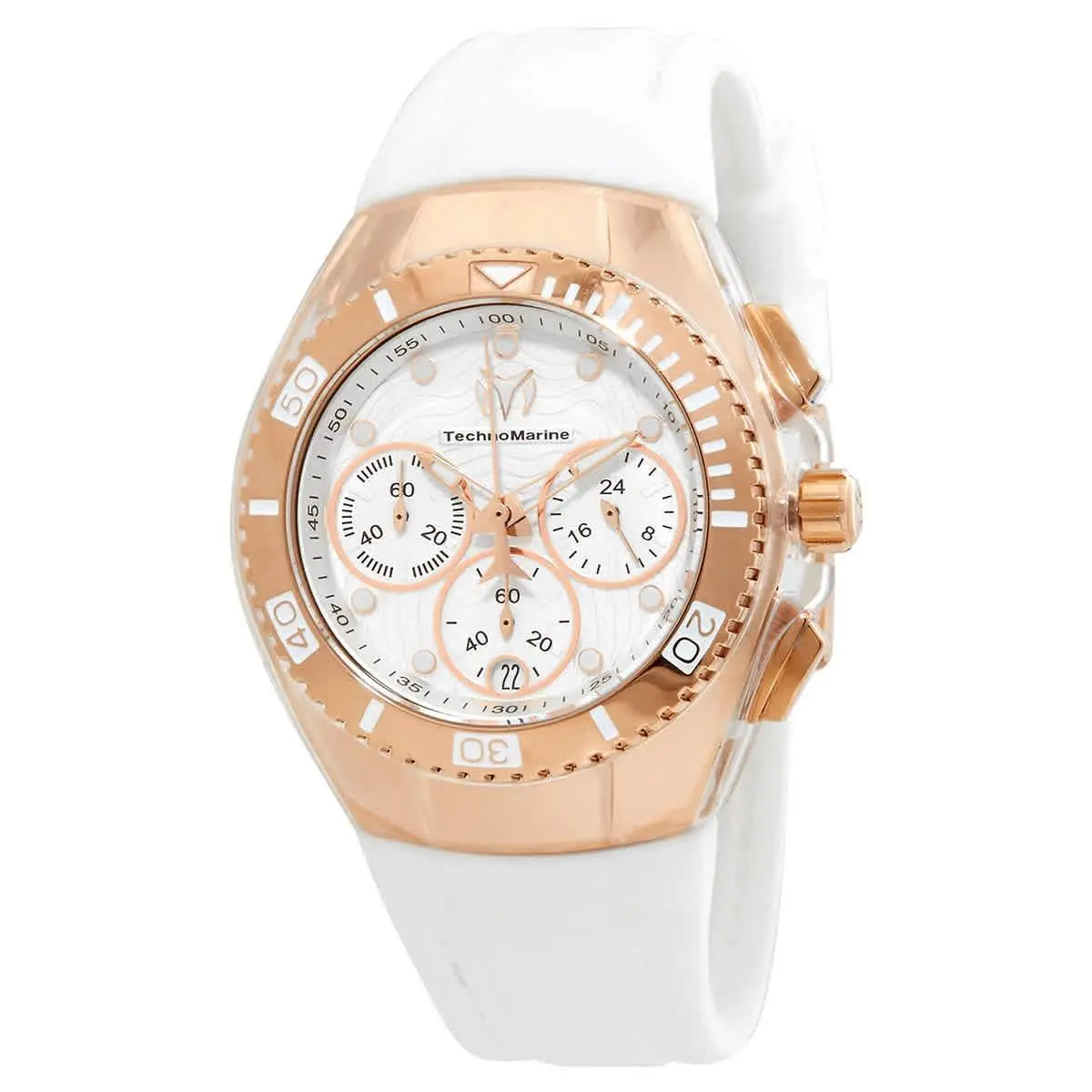 Technomarine TM-120047 Cruise White Dial 40 mm Women`s Watch by TechnoMarine