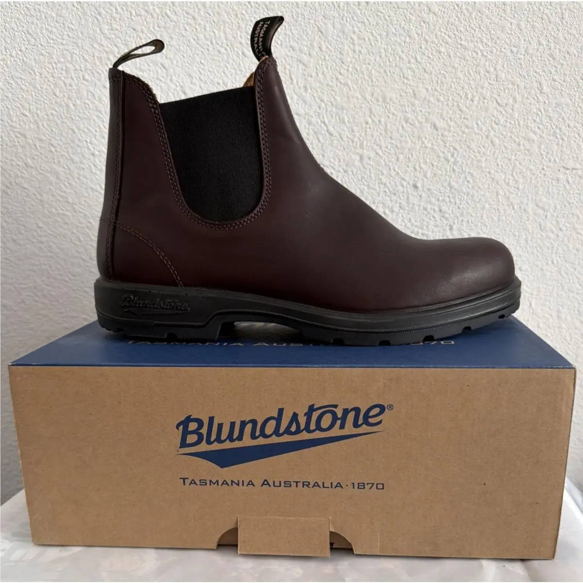 Blundstone Mens Size US 12 Auburn Brown Classic Chelsea Boots 2130