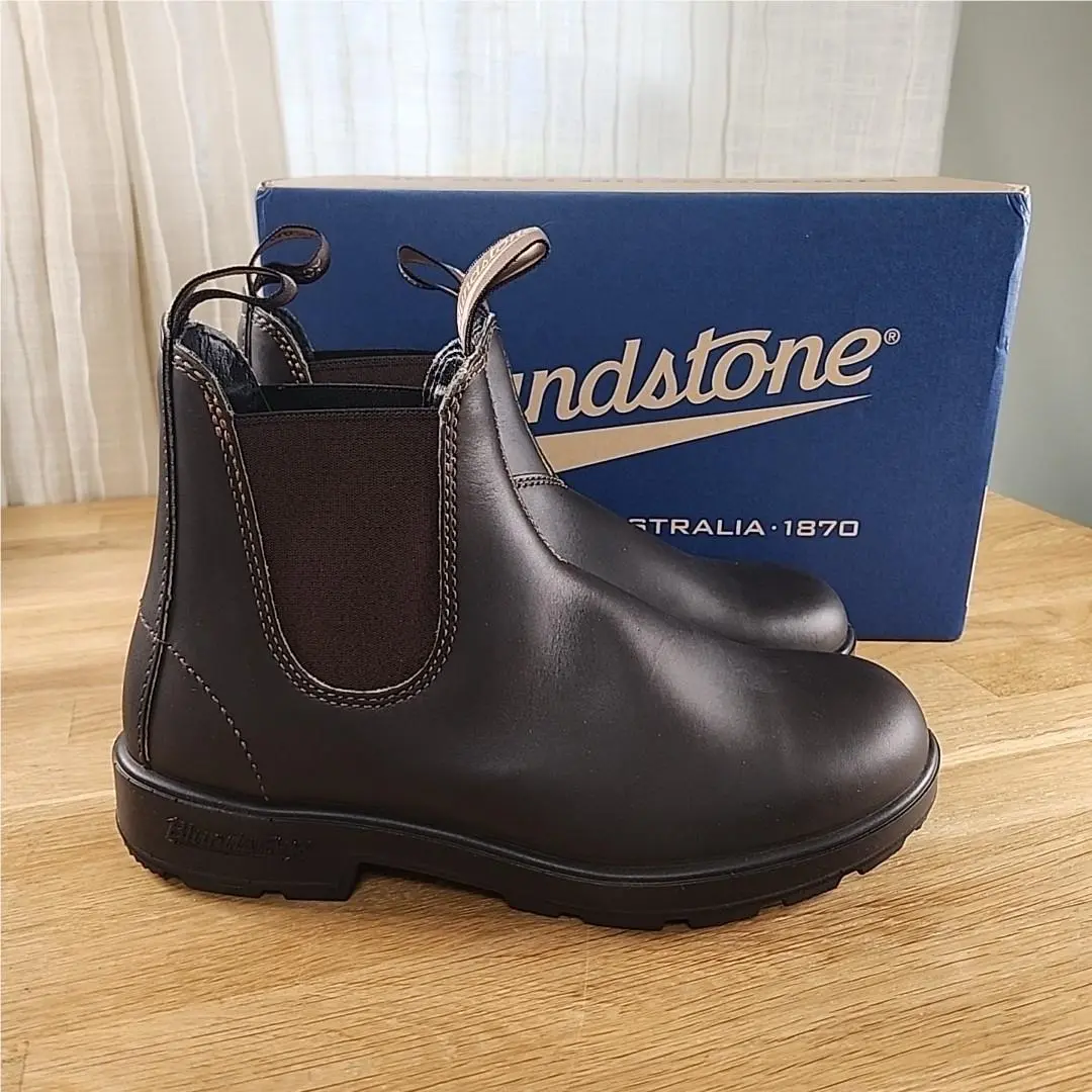 Blundstone 500 Chelsea Boot Au/uk Size 7 Stout Brown Leather