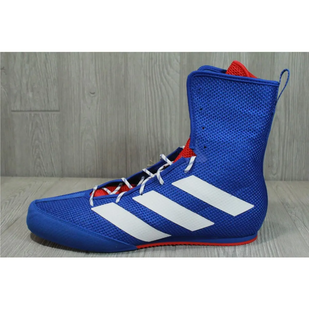 Adidas Box Hog 3 Boxing Shoes Men’s Blue/white FZ5306 Mens Size 10.5- 13