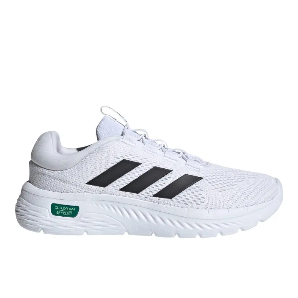 Adidas Cloudfoam Comfy Lace Up Mens White Sneakers Casual Shoes IH3610