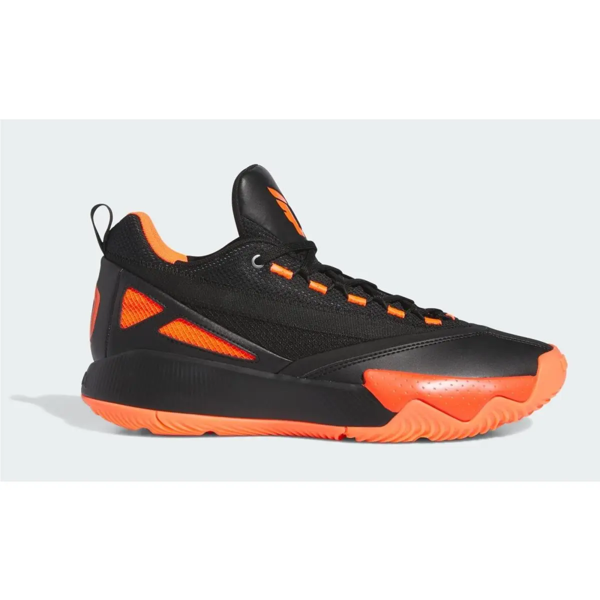 IE7791 Mens Adidas Dame Certified 2 Low `core Black Solar Red Silver Metallic`