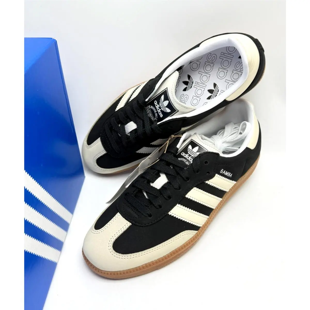 Adidas shoes - adidas Samba - Samba - IE5836 - Core Black/Wonder White/Silver Metallic 5