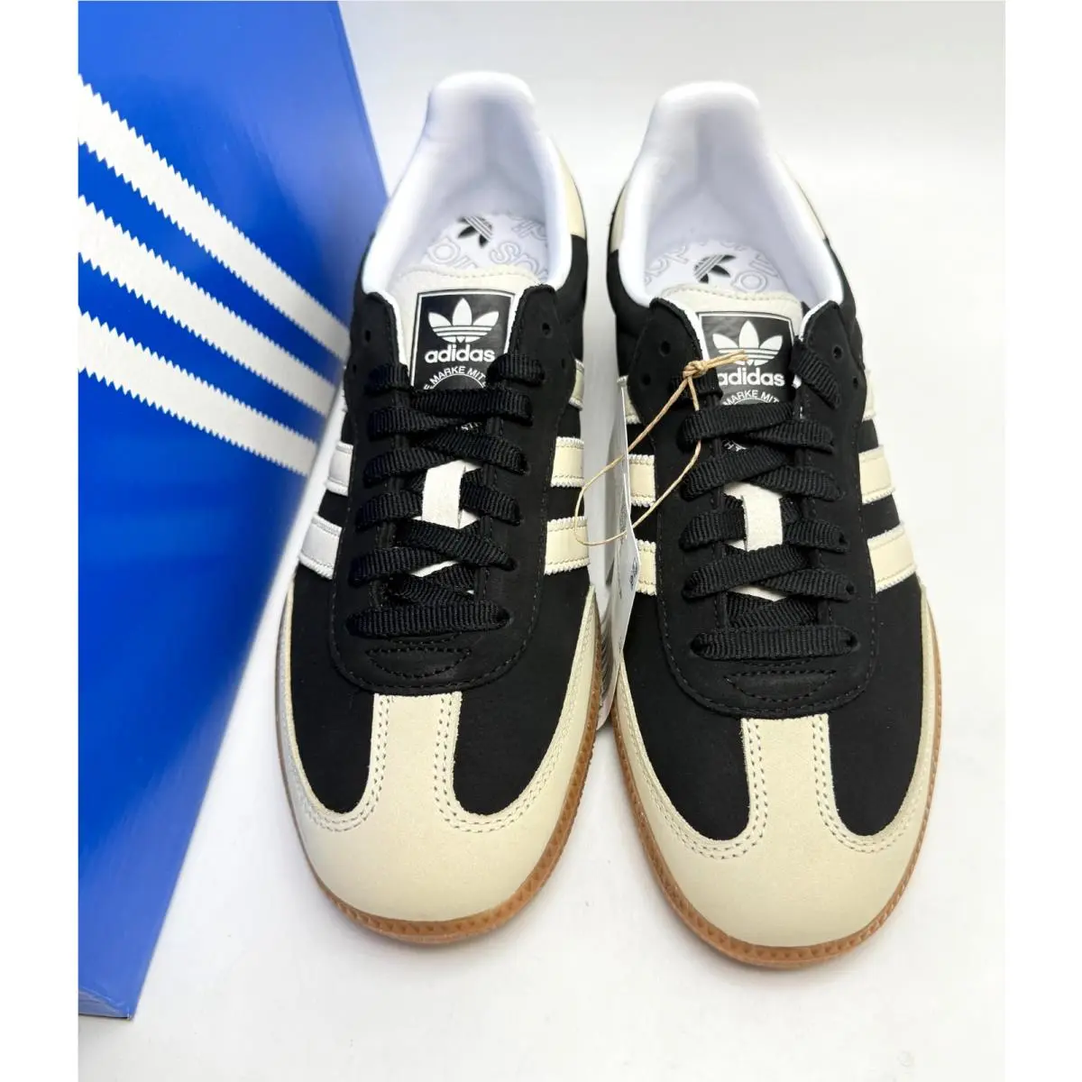 Adidas shoes - adidas Samba - Samba - IE5836 - Core Black/Wonder White/Silver Metallic 8