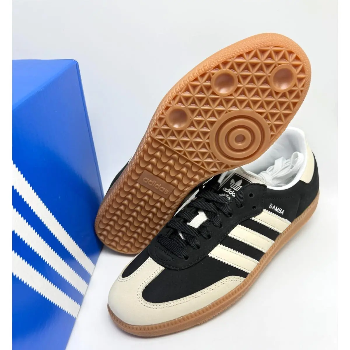 Adidas shoes - adidas Samba - Samba - IE5836 - Core Black/Wonder White/Silver Metallic 14