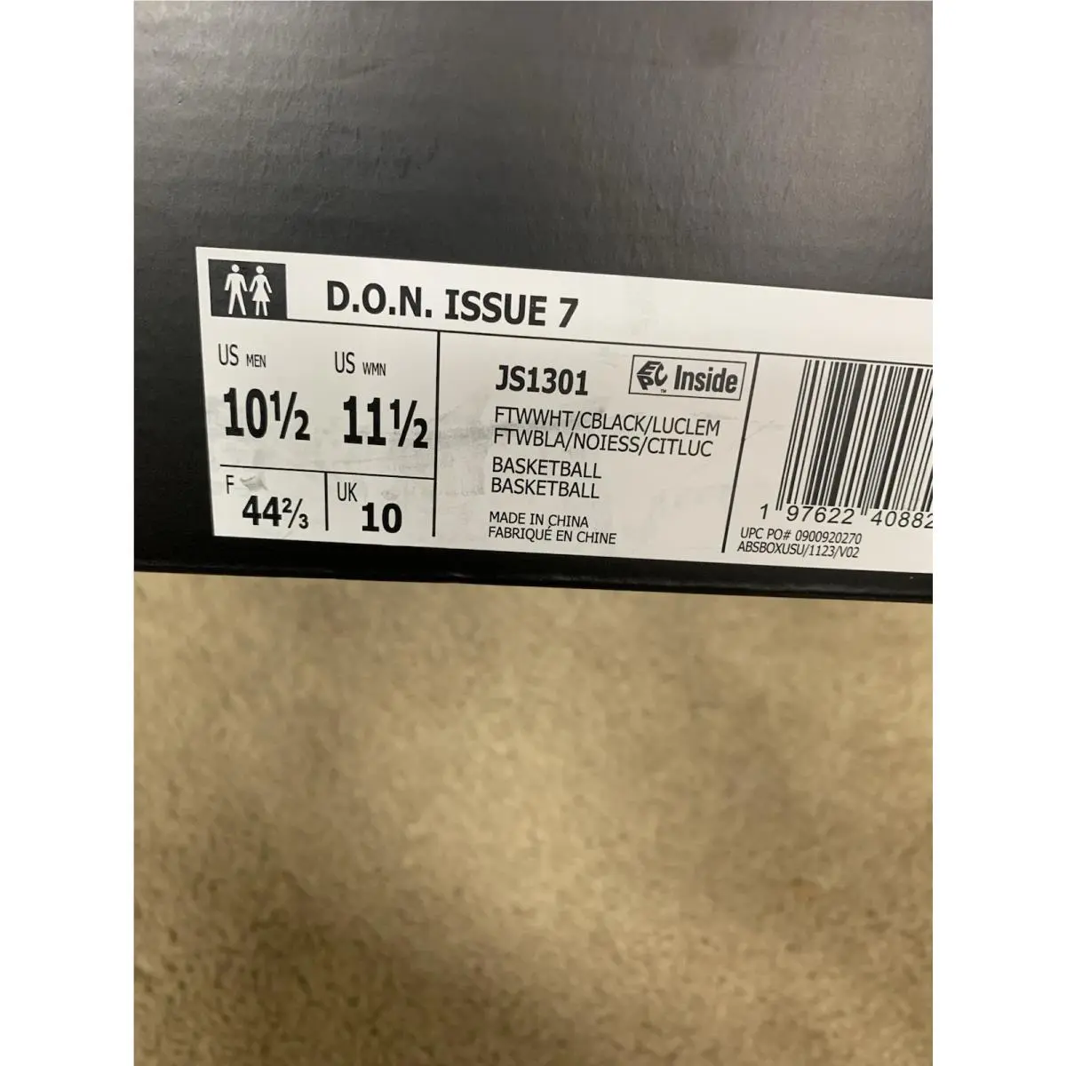 Adidas shoes - adidas D.O.N. Issue - Issue - JS1301 - Footwear White/Core Black/Lucid Lemon 5