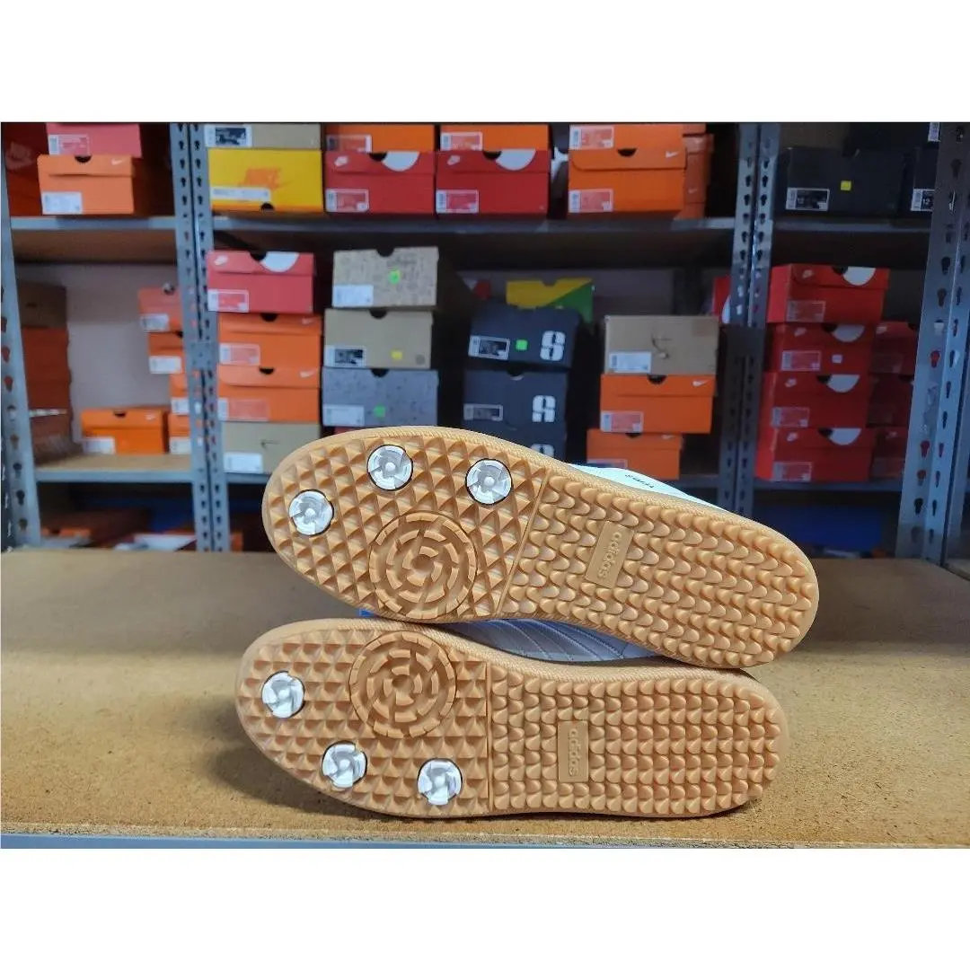 Adidas shoes - Adidas Samba Spikeless Golf Men Shoes - IH5169 - Crystal White Gum 7
