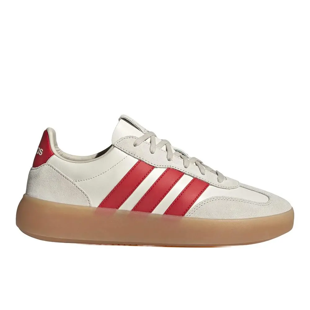 Adidas Barreda Decode Lace Up Mens Red White Sneakers Casual Shoes JR1231