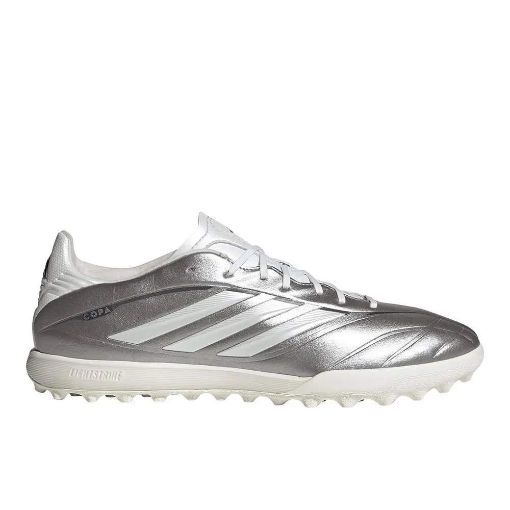 Adidas Copa Pure Iv League Turf Soccer Cleats Mens Silver Sneakers Athletic Shoe