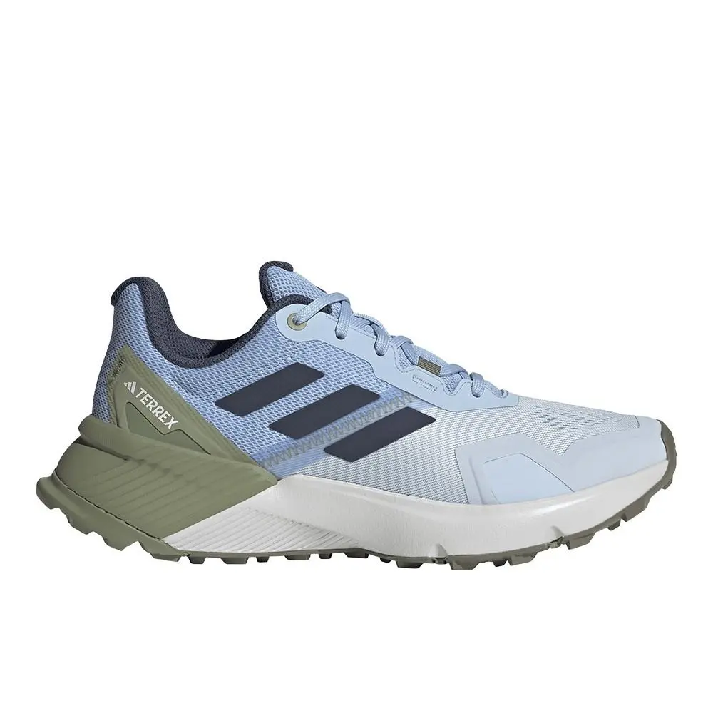 Adidas Terrex Soulstride Trail Running Womens Blue Sneakers Athletic Shoes JQ16