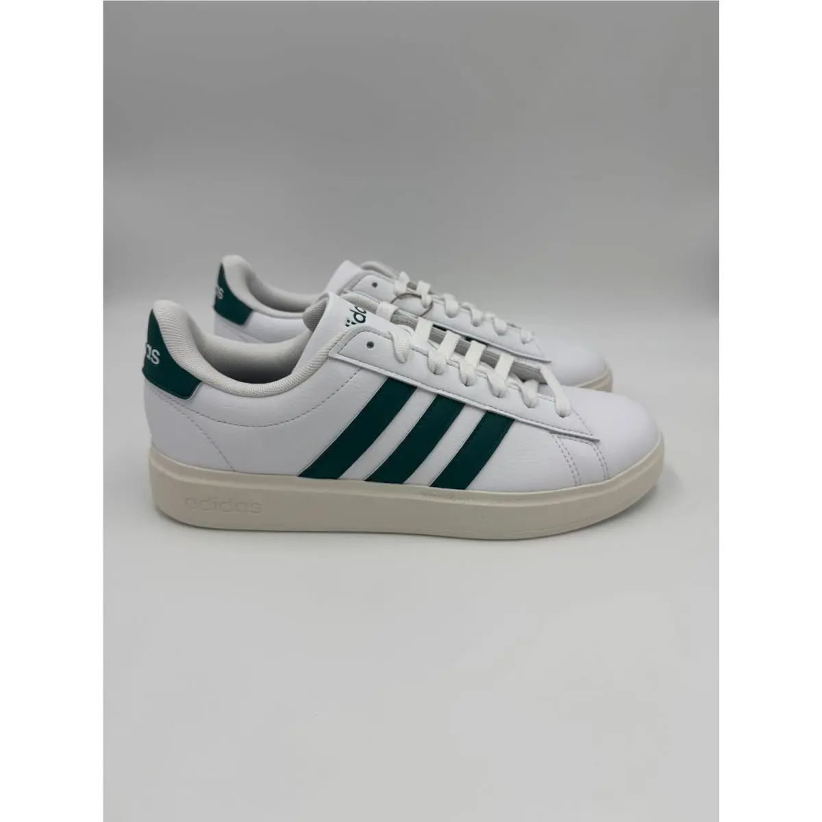 Adidas Grand Court White / Green Men`s Shoes