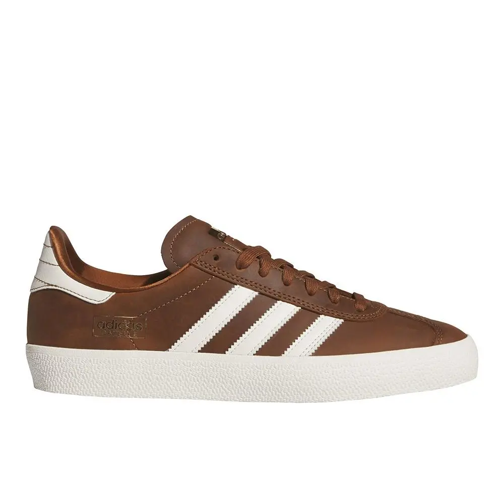 Adidas Gazelle Adv Skate Mens Brown Sneakers Athletic Shoes HQ7547