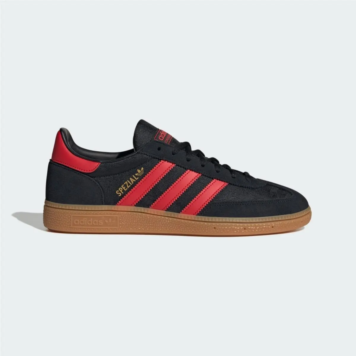 Adidas Handball Spezial Lace Up Mens Black Sneakers Casual Shoes IH9672
