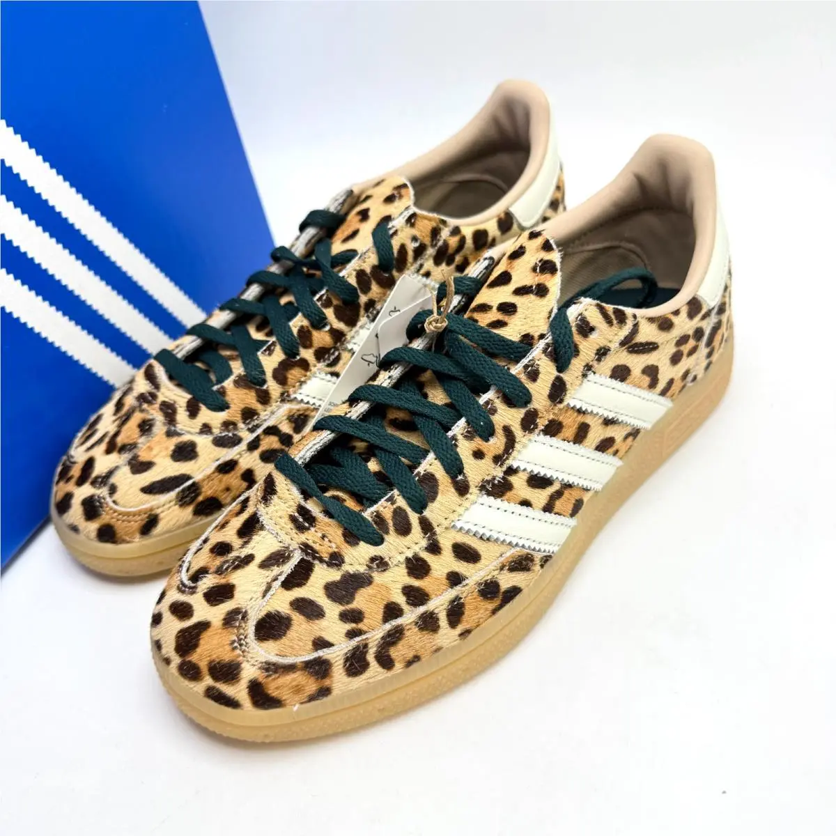 Adidas Handball Spezial Leopard Magic Beige Women`s KI6678 sz 7-10