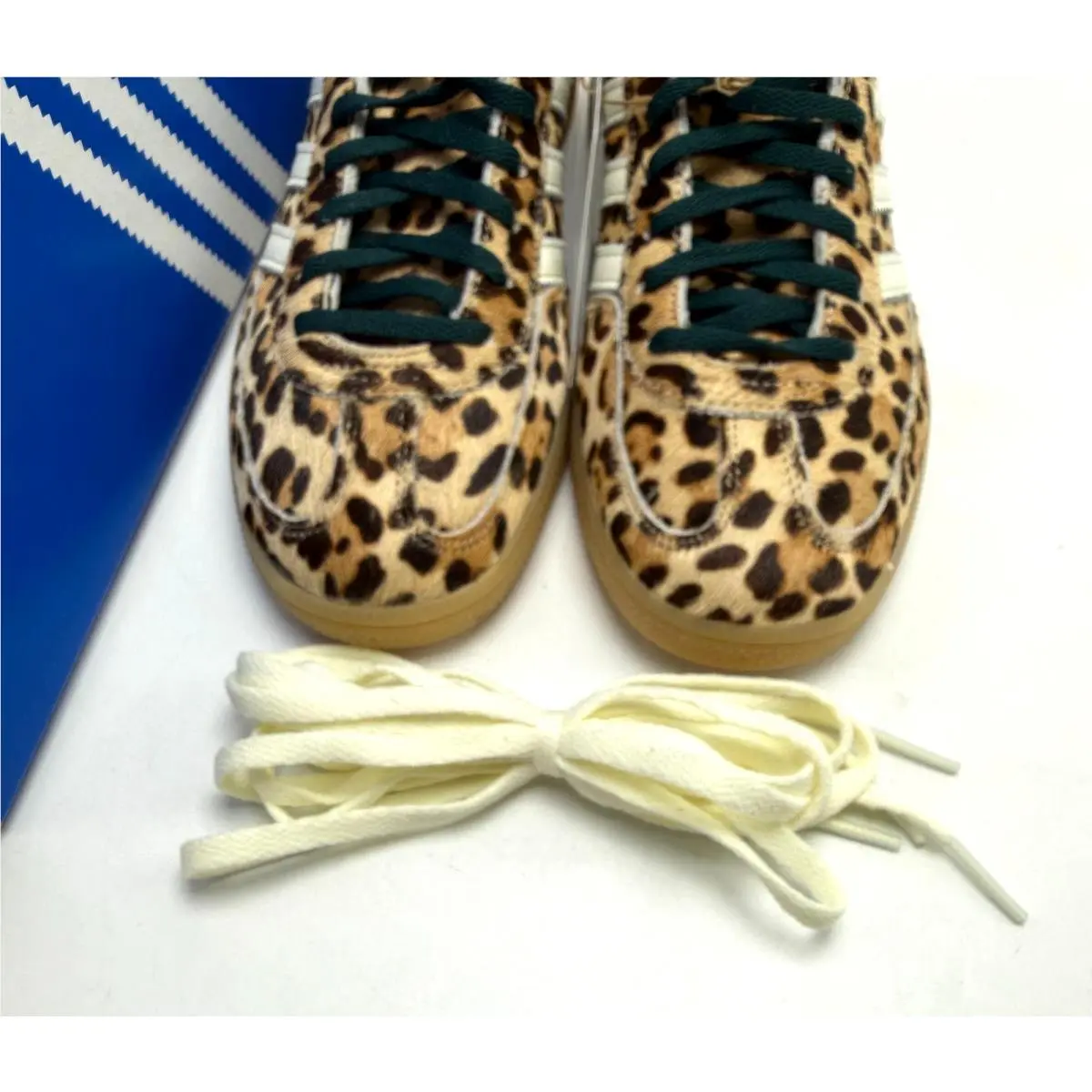 Adidas shoes - Adidas Handball Spezial Leopard - Handball Spezial Leopard - KI6678 - Magic Beige/Ivory/Aurora Ivy 2
