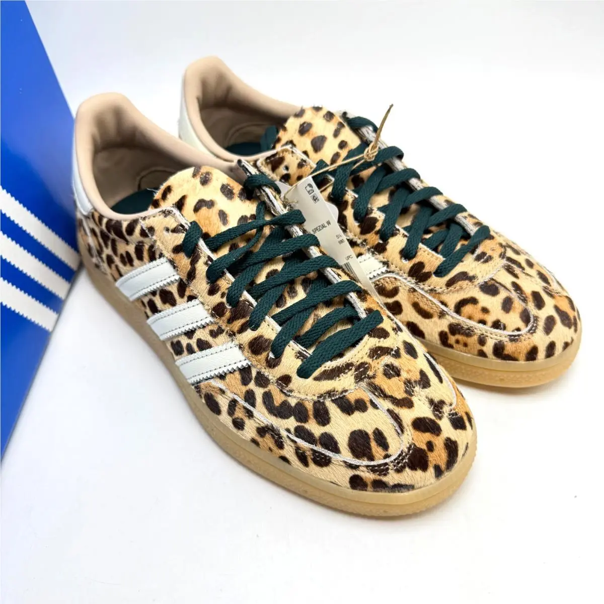 Adidas shoes - Adidas Handball Spezial Leopard - Handball Spezial Leopard - KI6678 - Magic Beige/Ivory/Aurora Ivy 3
