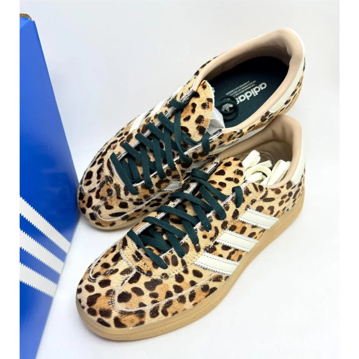 Adidas shoes - Adidas Handball Spezial Leopard - Handball Spezial Leopard - KI6678 - Magic Beige/Ivory/Aurora Ivy 5